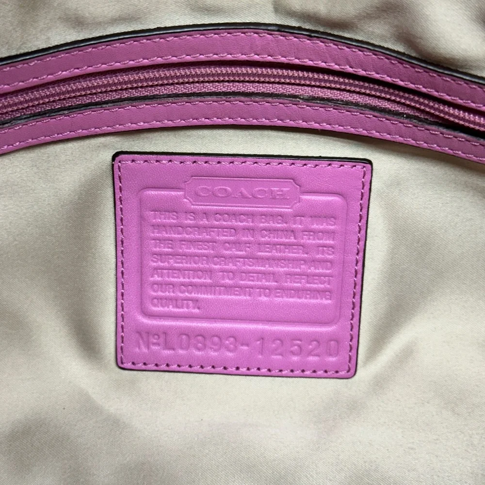 Coach Pink Shoulder Bag - Picture 9 of 15